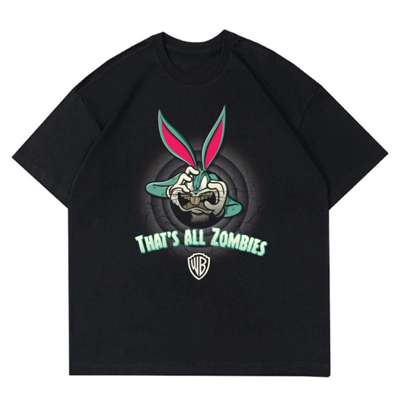 KAOS BAJU THE LOONEY TUNES - THATS ALL ZOMBIES | T-SHIRT LOONEY TUNES OVERSIZE | BAJU THE LOONEY TUN