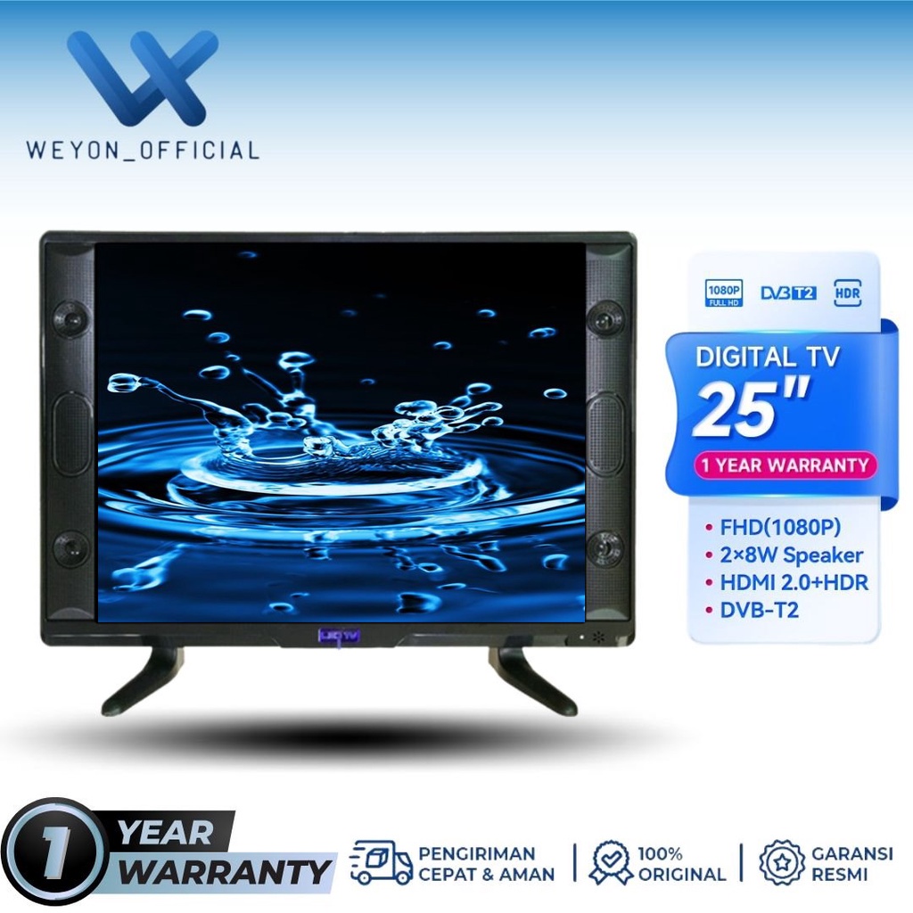 PROMO Weyon TV LED 24/25 inch tv Digital Televisi
