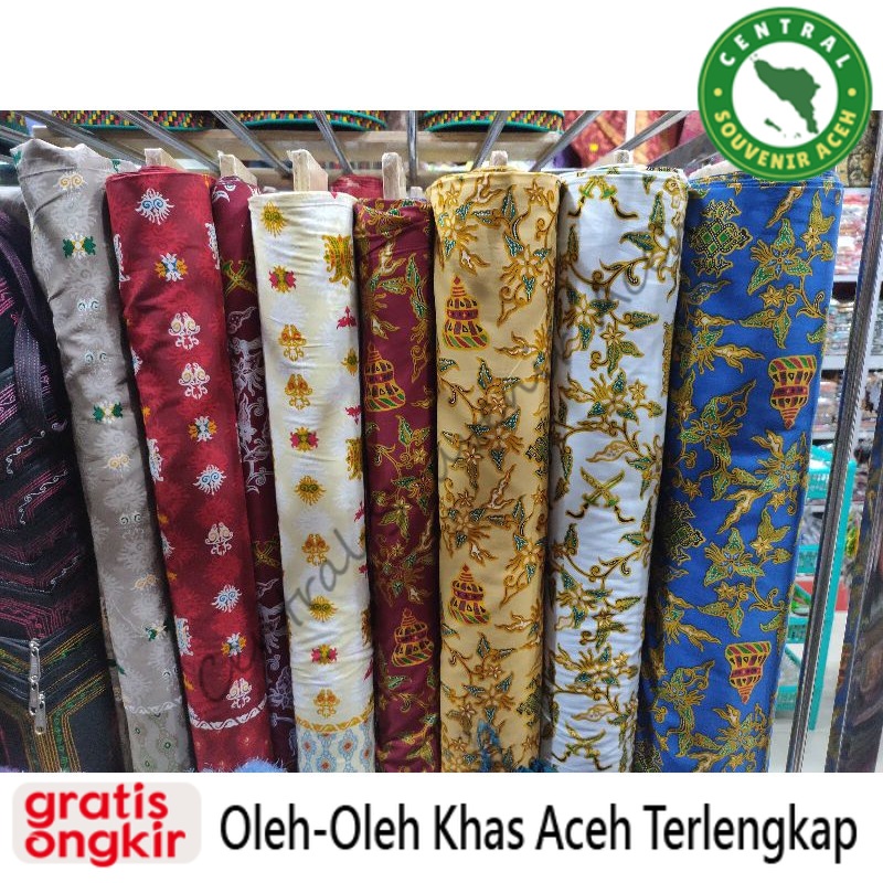 KAIN BATIK METERAN MOTIF PINTU ACEH