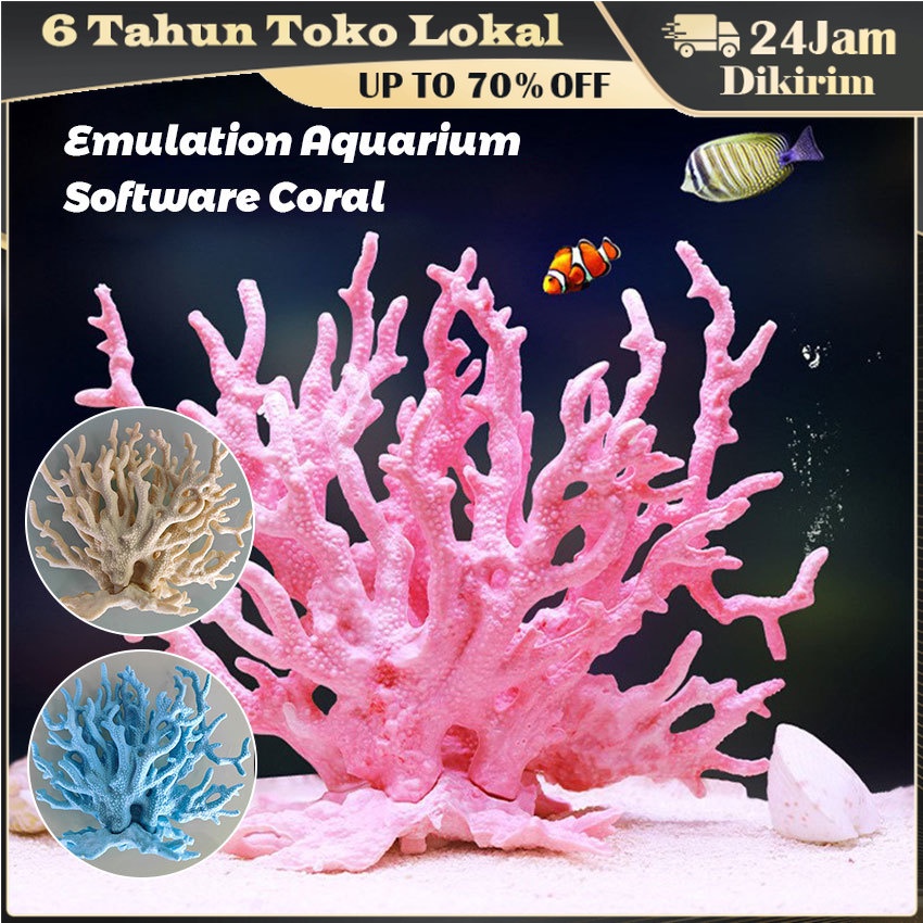 Hiasan Aquarium Aquascape Coral