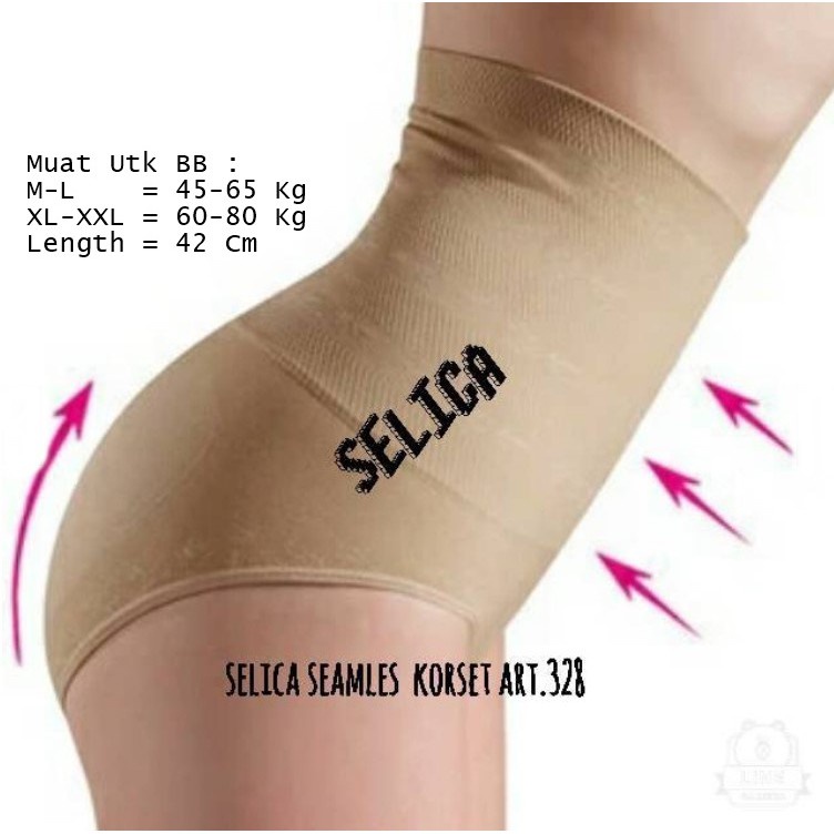 [LADIES UNDERWEAR] Celana Korset Selica 328 Pengecil Lemak Perut Pakai Tulang Penyangga