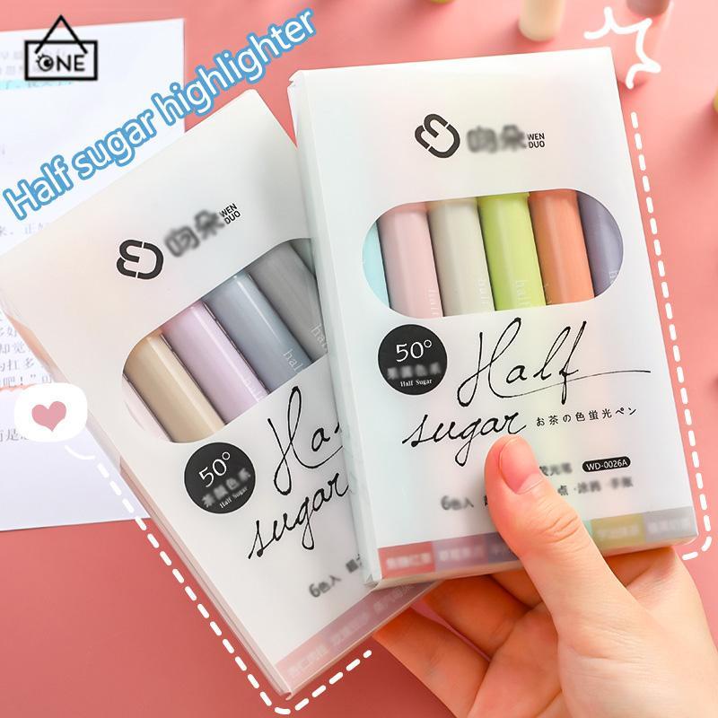 

COD❤️Highlighter Set Stabilo Pelindung Mata Warna Soft Tip Perlengkapan Kantor Perlengkapan Seni Siswa Pena Cat Air-A.one
