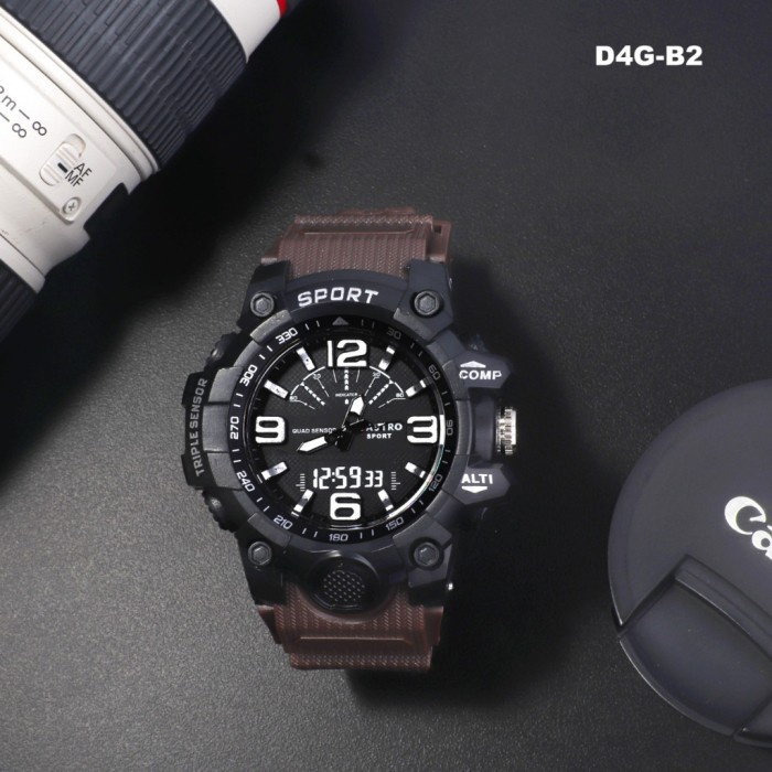 Jam Tangan Pria Casual Gastro Sport Strap Rubber / Jam Tangan Analog