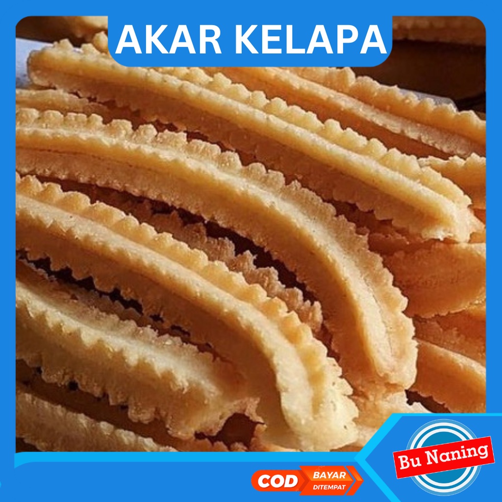 

Kue Akar Kelapa Khas Betawie 250 Gram