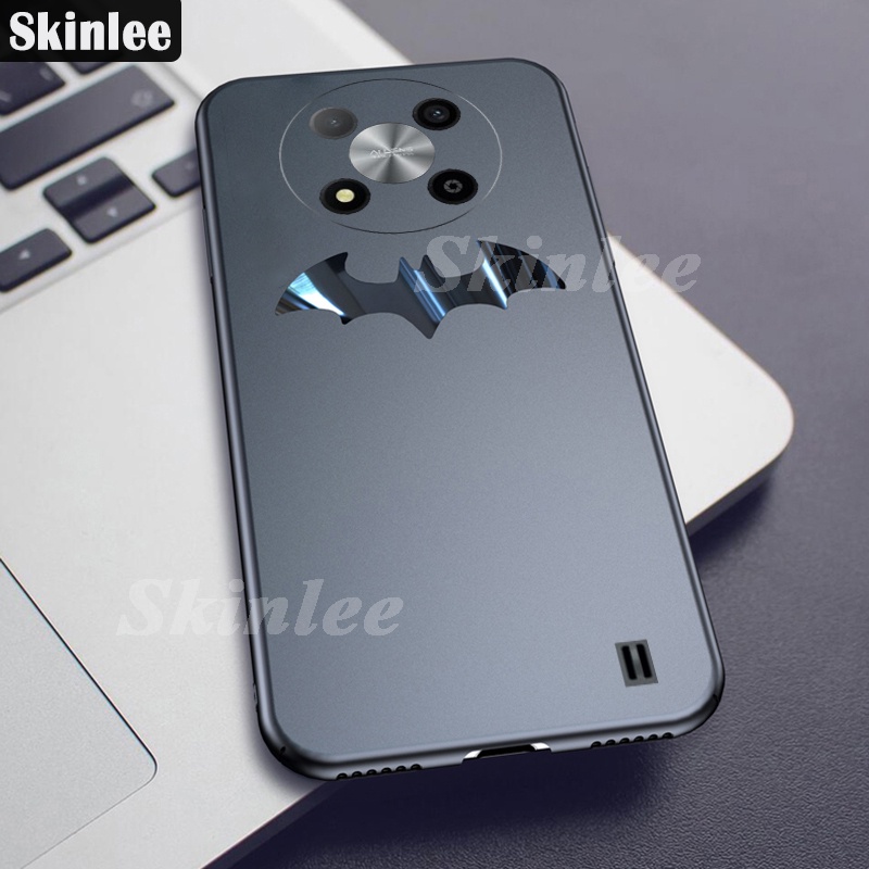 For ZTE Blade A73 A72 A71 casing case Slim Slick Metal Bat Pattern Phone Cover for ZTE Blade A71 A72