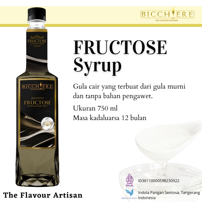 

Syrup Fructose Bicchiere 750 ml - Sirup Gula Cair Premium