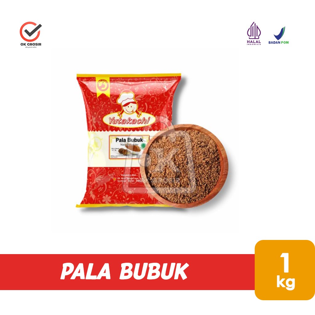 

Pala Bubuk Yutakachi Nutmeg Powder (ASLI Pouch 1 Kg)