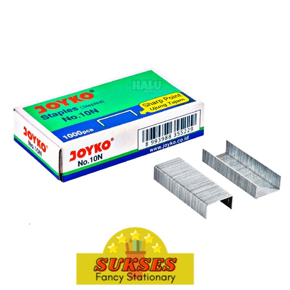 

(PAKBOS) Ecer Staples / Isi Stapler / Refill Stapler Joyko No. 10-1M/10N (kotak hijau)