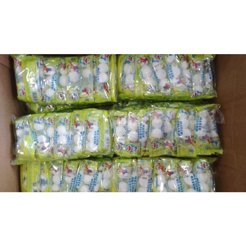 

Marshmallow bulat ⚪ Doraemon isi 20 sachet @7g ORIGINAL