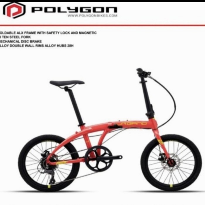 Terbaik Sepeda Lipat Polygon Urbano 3 - Pink