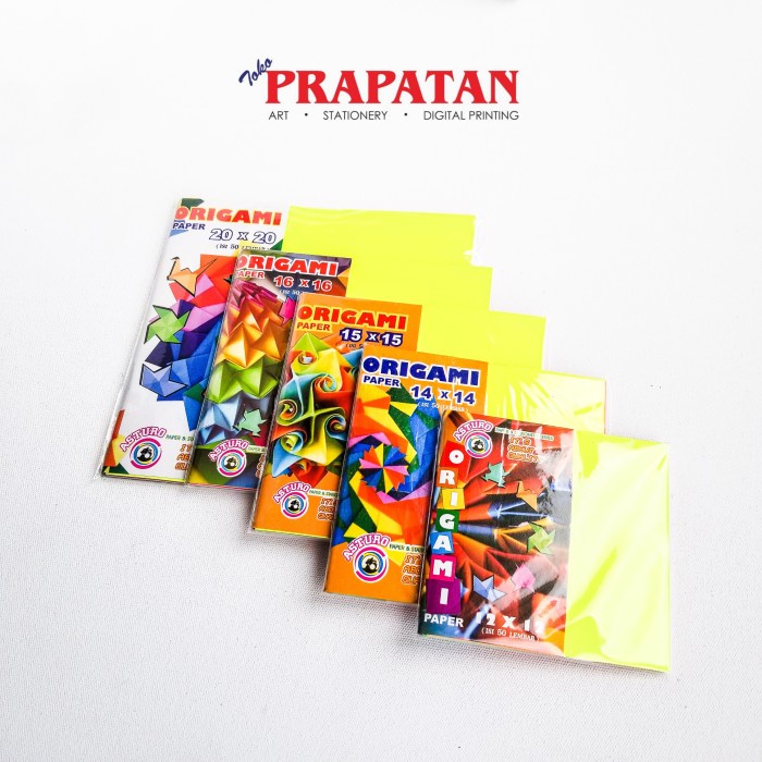 

Kertas Lipat Origami 12 x 12 cm / Origami Paper Asturo NP