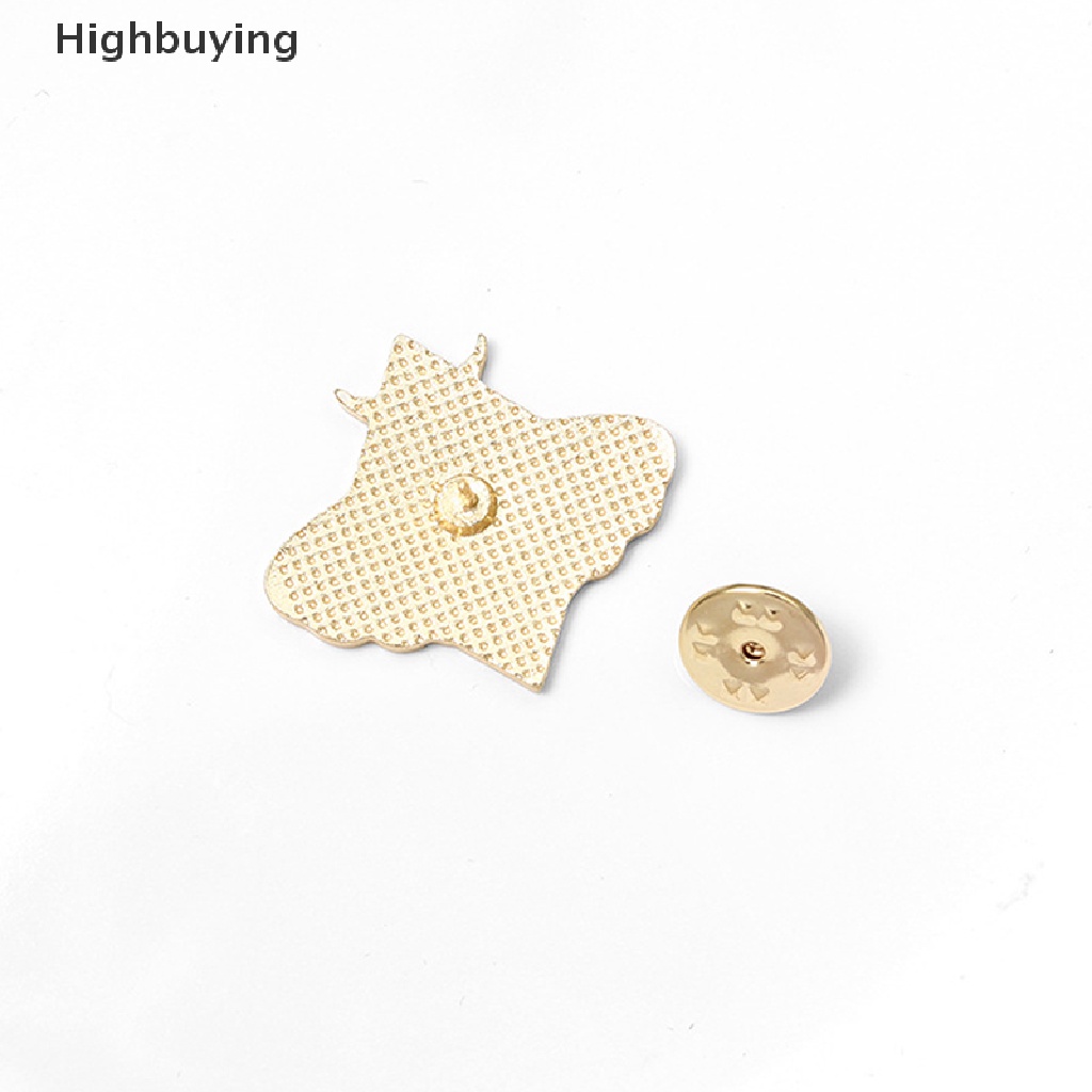 Hbid 3Pcs Pin Enamel Kupu-Kupu Ngengat Fase Bros Tas Pakaian Lapel Pin Lencana Hadiah Glory