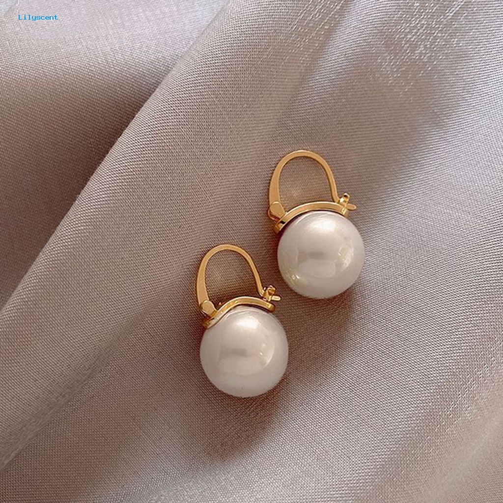 Lilyscent 1pasang Anting Drop Mini Untuk Hadiah Desain Minimalis Novelty Wanita Earrings Pengerjaan Halus