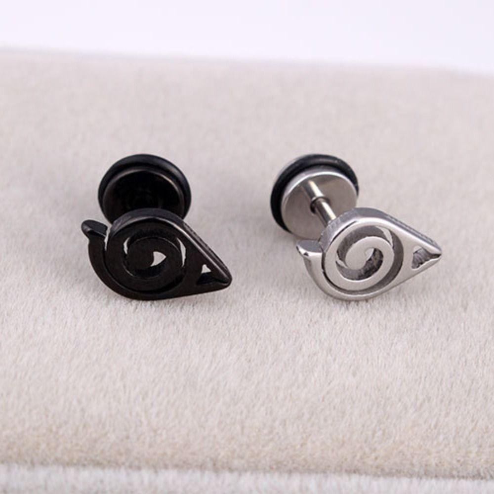 Needway Man Earrings Keren Klasik Punk Fashion Retro Anting NARUTO Sederhana