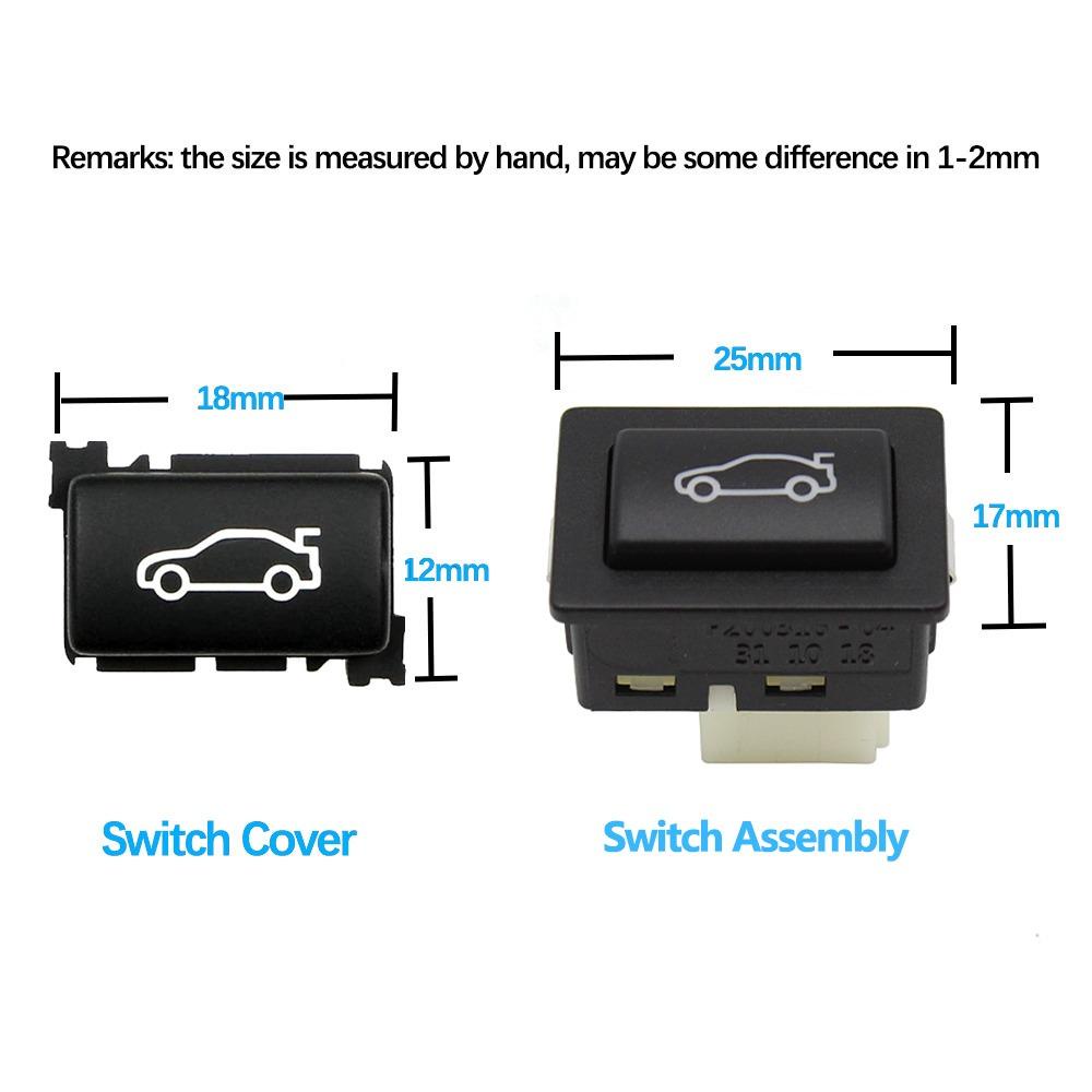 Nanas Belakang Boot Cover Switch Perbaikan DIY Untuk 3seri 5 7 F Untuk F20 F30 F35 F10 F11 F01 F02 Tail Cover Switch Saklar Perakitan