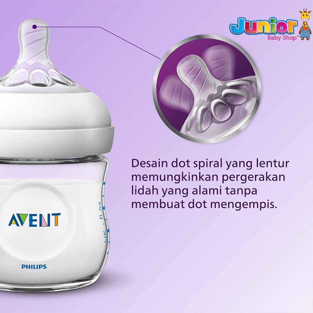 Avent Bottle Natural 125ml Single Pack New SCF690/13