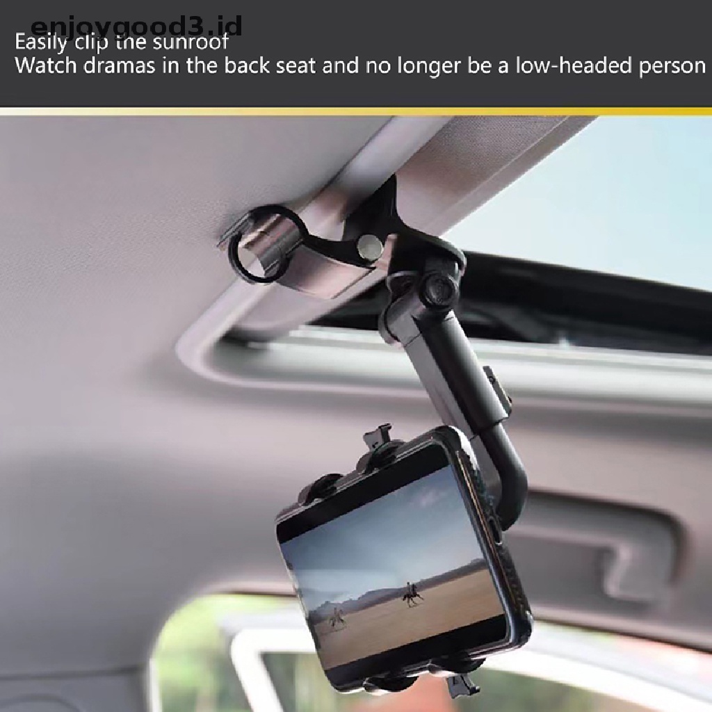 [Rready Stock] Spion Phone Holder Untuk Holder Hp Dan Gps Mount Mobil Rotati Universal (ID)