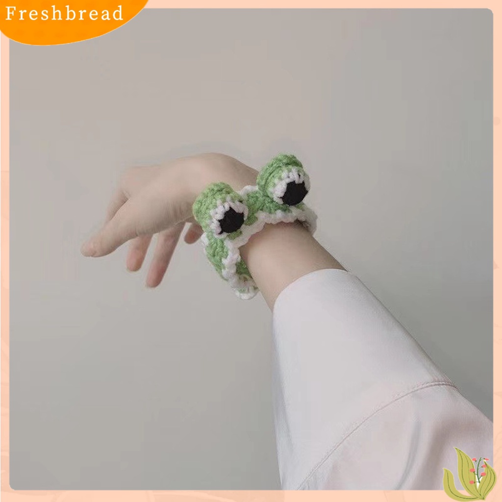 &lt; Freshbread &gt; Gelang Tenun Rajut Benang Wol Anti Tembus Melar Tinggi Tahan Aus Telinga Kelinci Hewan Lucu Kodok Wol Rajut Anyaman Gelang Untuk Anak Perempuan