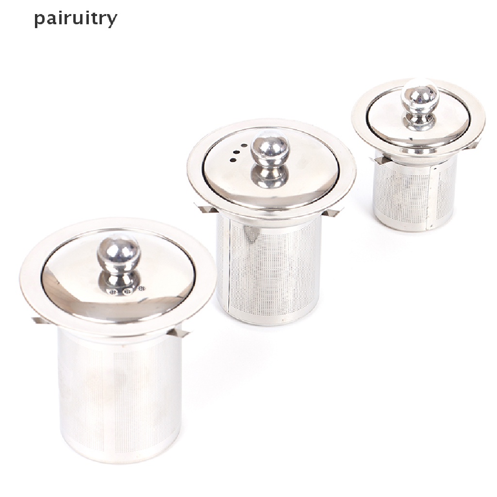 Prt Reusable Stainless Steel Tea Strainer Mesh Infuser Basket Longgar Infuser Daun Teh PRT