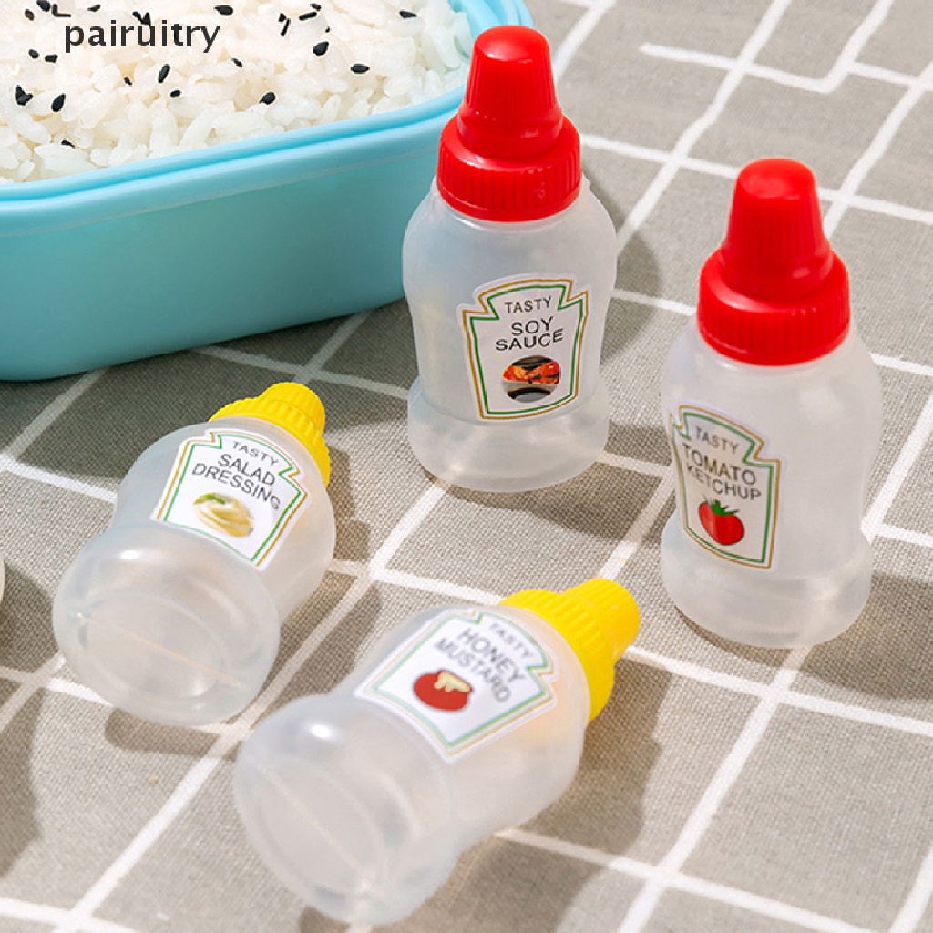 Prt 2/3Pcs Botol Kecap Tomat Mini Portable Wadah Saus Kecil Salad Container PRT