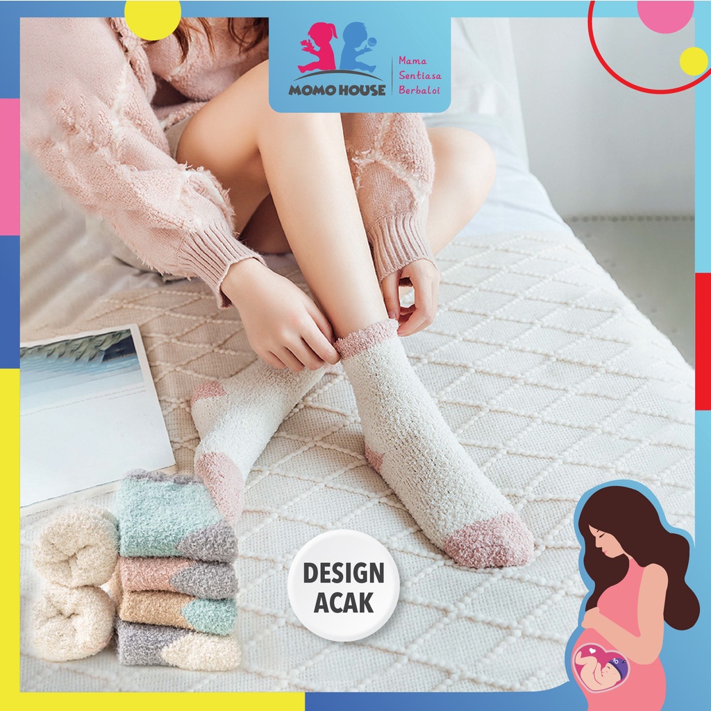 MOMO HOUSE Kaos Kaki Winter Kaos Kaki Tebal Kaos Kaki Wanita Tebal Winter Kaos Kaki Wanita Kaos Kaki Perempuan