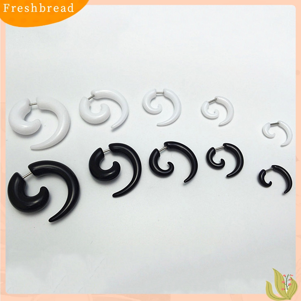 &lt; Freshbread &gt; 1Pc Unisex Spiral Ear Plug Tandu Pengukur Terowongan Daging Tindik Perhiasan Hadiah