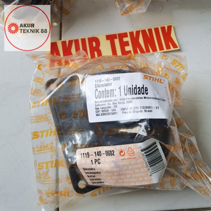 muffler assy KNALPOT SENSO STIHL MS 382 STIHL ASLI ORIGINAL