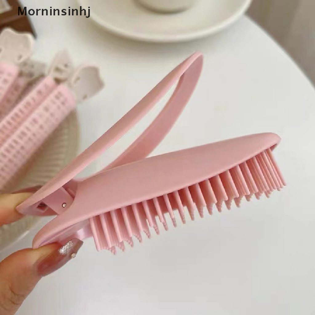 Mornin Fluffy Hair Clip DIY Curling Stick Jepit Rambut Plastik Tetap Alat Styling Rambut id