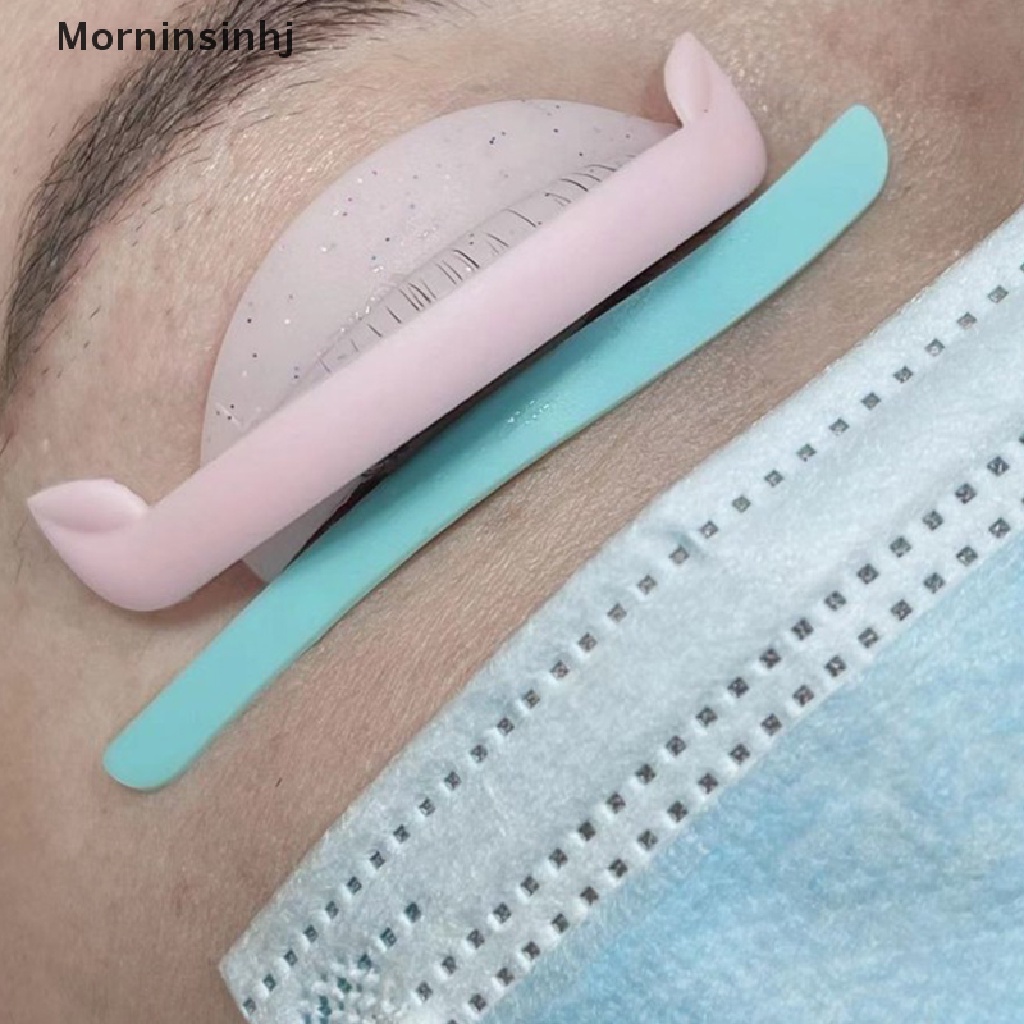 Mornin 1pasang Silicone Eyelash Lift Silicone Lash Lift Perm Pads Cetakan Pengeriting Bulu Mata id