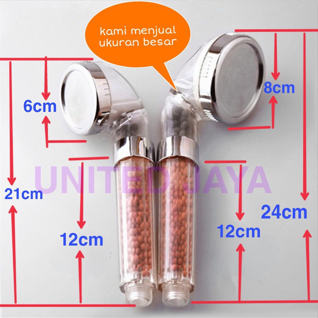 KEPALA SHOWER HEAD SHOWER ION FILTER 3 FUNGSI