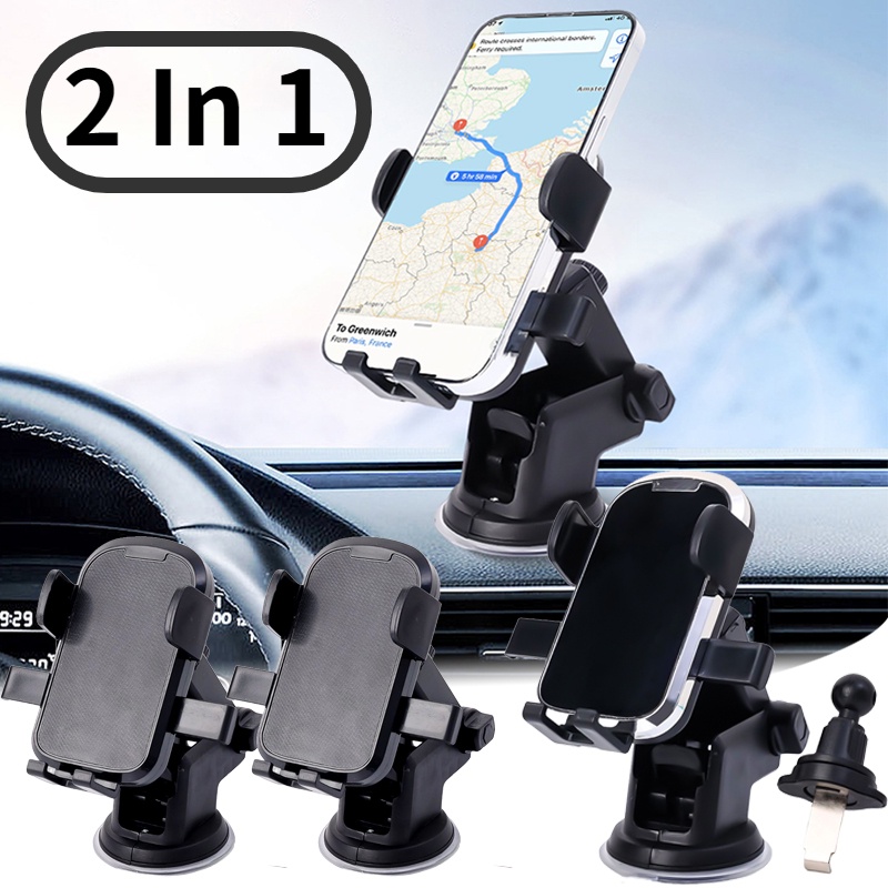 2in1 Kualitas Tinggi Dudukan Ponsel Suction Cup Phone/Kreatif Ditarik Anti-Selip Dapat Diputar Penyangga Berdiri