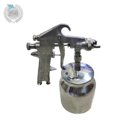 Spray Gun Semprotan Cat Spray Air Angin Spray Gun Tabung Bawah F 75 S OLS Reaim Spray Gun Polishing Alat Menyemprot Cat Atau Paint Gun Dan Paint Spray Dan Paint Zoom