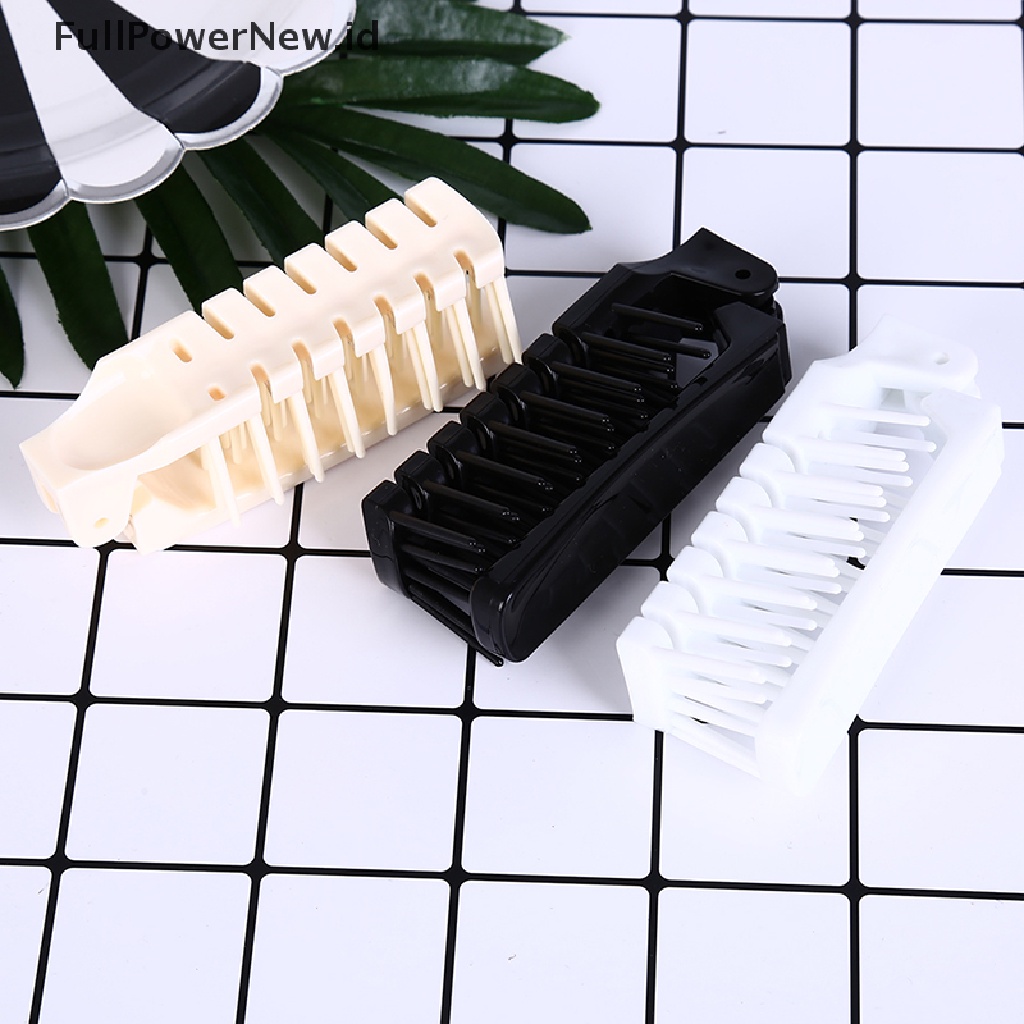 Power Sikat Rambut Lipat Plastik mini compact pocket size travel comb Minimarket ID