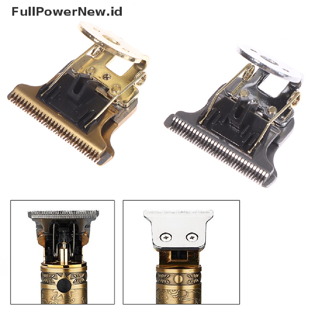 Power T-Shaped Hair Clipper Blade Dengan Stand T9 Blade Trimmer Pengganti Kepala Clipper ID