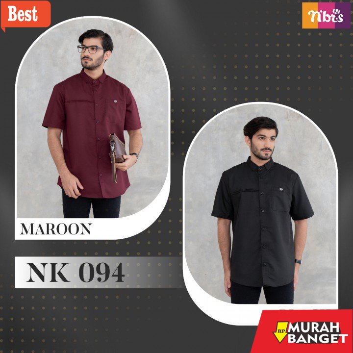 KEMEJA BUAT LEBARAN UNTUK PRIA TERBARU- Koko Nibras NK 094 / Nbrs NK 094 / Kemeja Pria Lengan Pendek