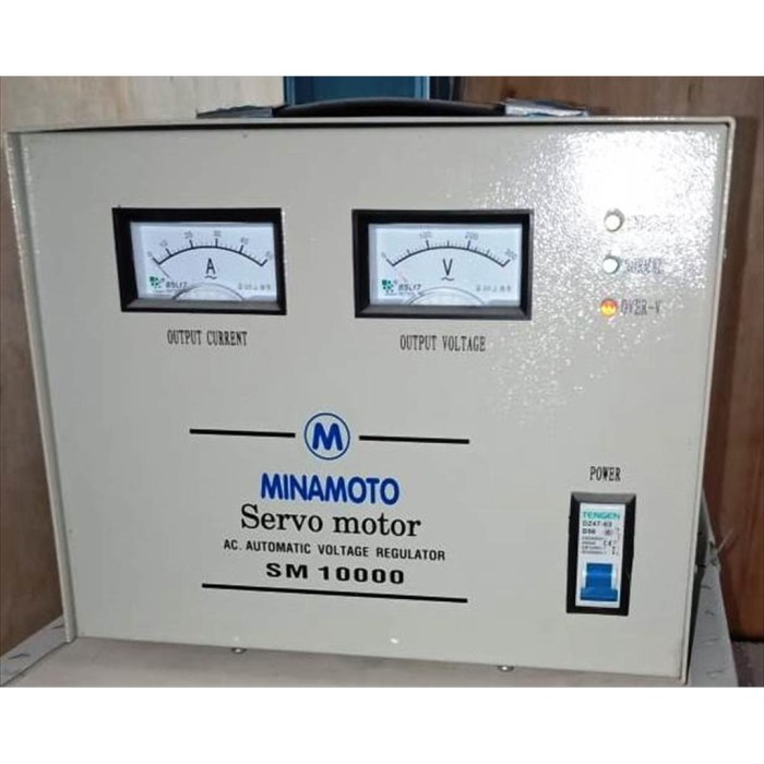 STABILIZER MINAMOTO SM-10000 SM10000 / 10000VA SERVOMOTOR GARANSI RESMI