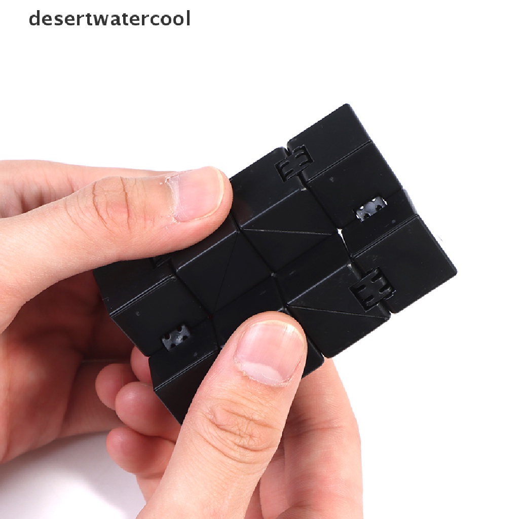 Deid Infinity Magic Cube Jari Mainan Kantor Flip Cubic Puzzle Penghilang Stres Kubus Martijn