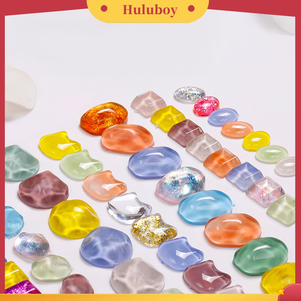 {In Stock} 48Pcs Pajangan Kutek Riak Air Bentuk Tidak Teratur Alat Nail Art Papan Warna Kuku Transparan Tips Swatch Kartu Untuk Menunjukkan Gel Polish