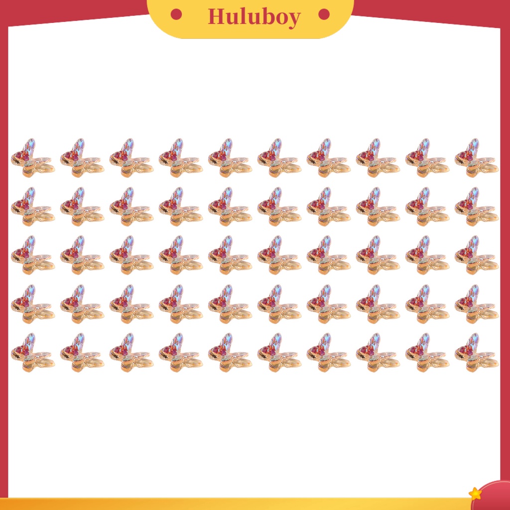 {In Stock} 1tas Dekorasi Kuku Kupu-Kupu Bentuk Indah Warna Vibrant Realistis Mempesona Efek Visual Tidak Luntur 3D Butterfly Nail Art Ornamen Manicure Jewelry Perlengkapan Kuku