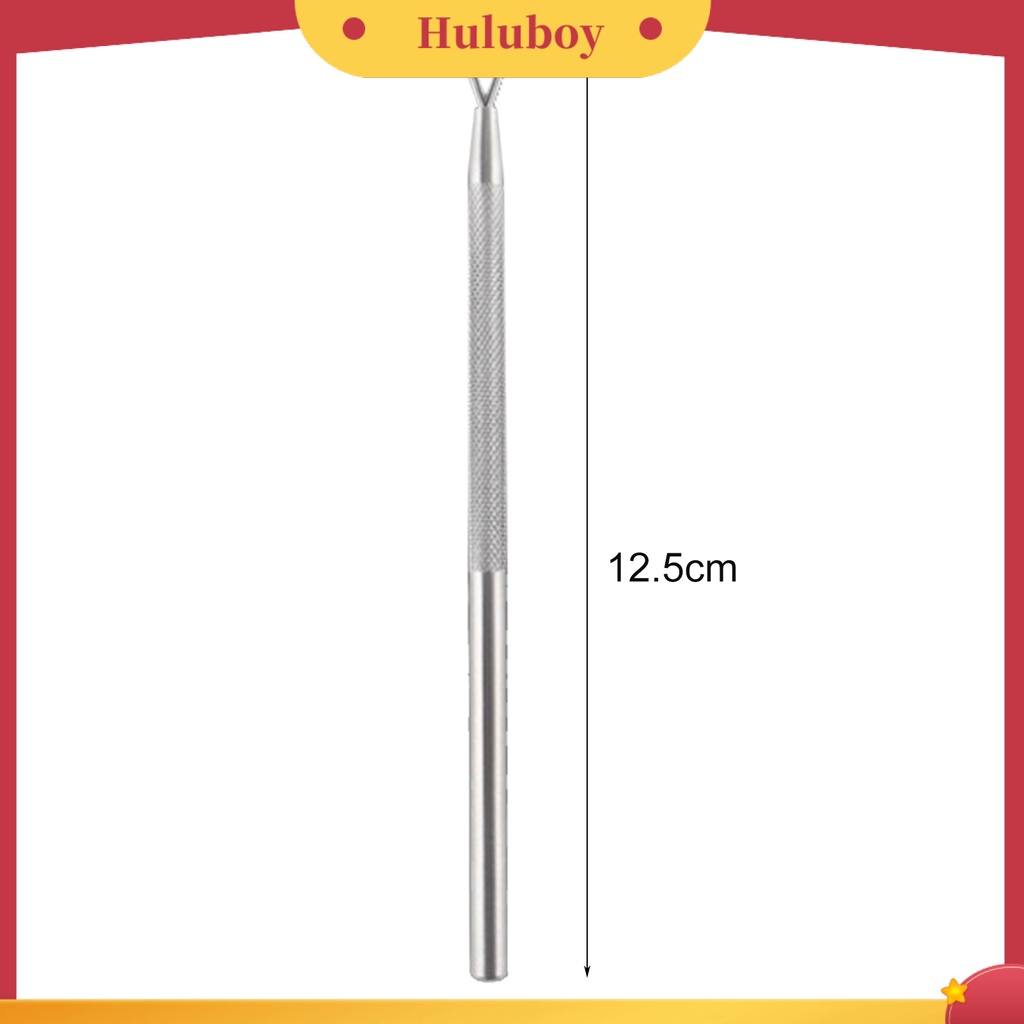 {In Stock} Pendorong Kuku Padat Anti-Slip Stainless Steel Gel Polish Removal Cleaner Tools Untuk Manicure