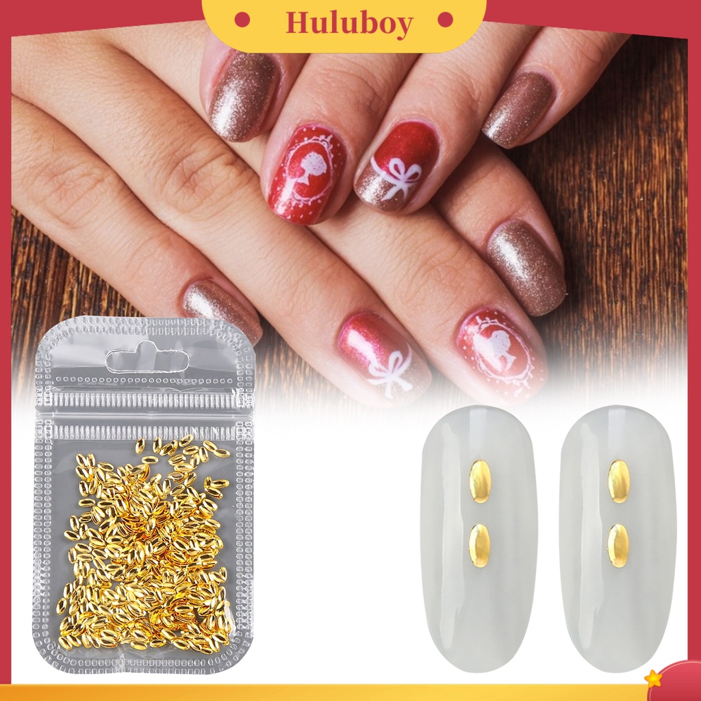 {In Stock} 500Pcs/Pack Stud Nail Art Desain Hollow Dekorasi Kuku Logam Fashion Manicure Rivet Sequin Untuk Kecantikan