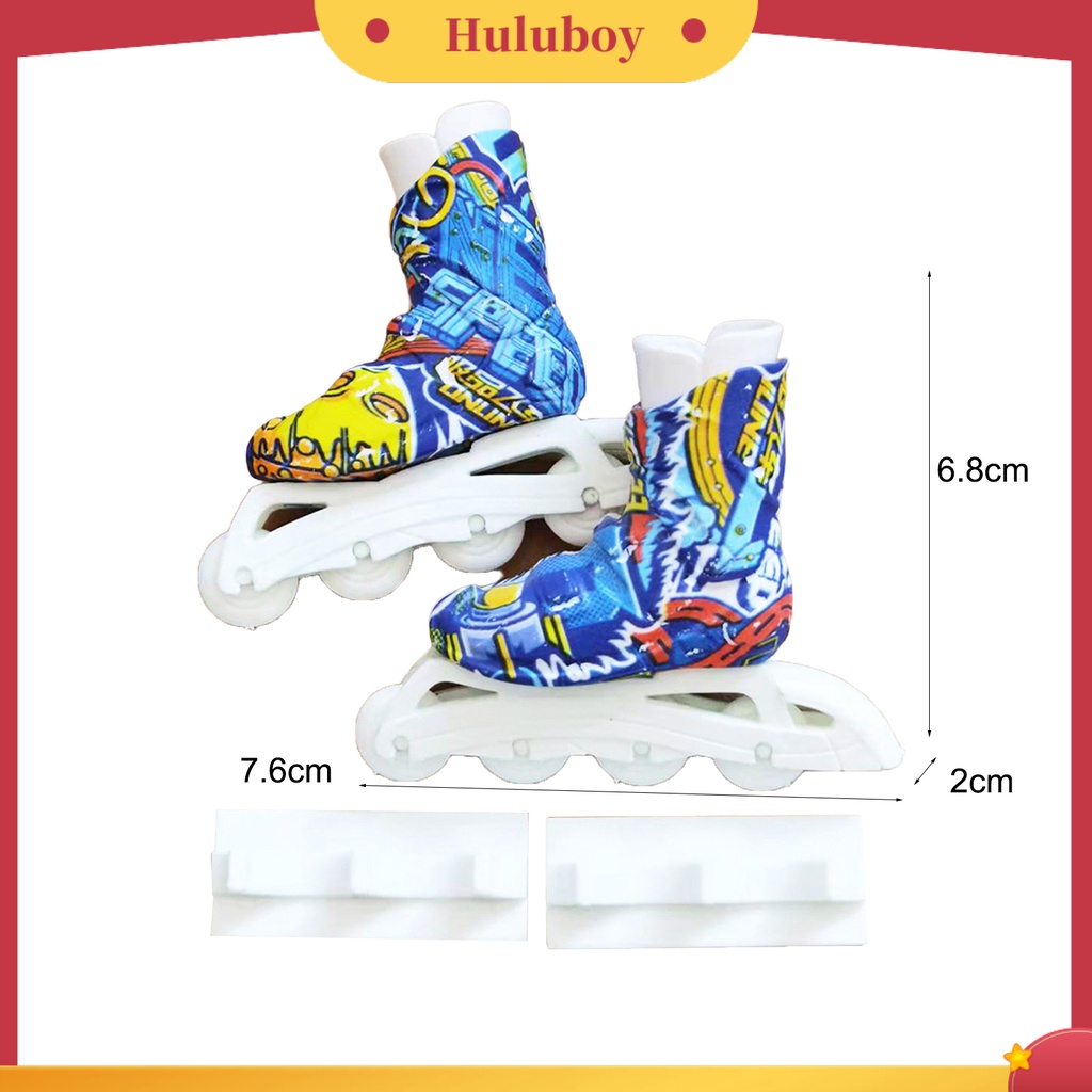 {In Stock} Mainan Sepatu Skat Kemampuan Tangan Realistis Mainan Jari Lucu Miniatur Sepatu Skat Untuk Anak-Anak