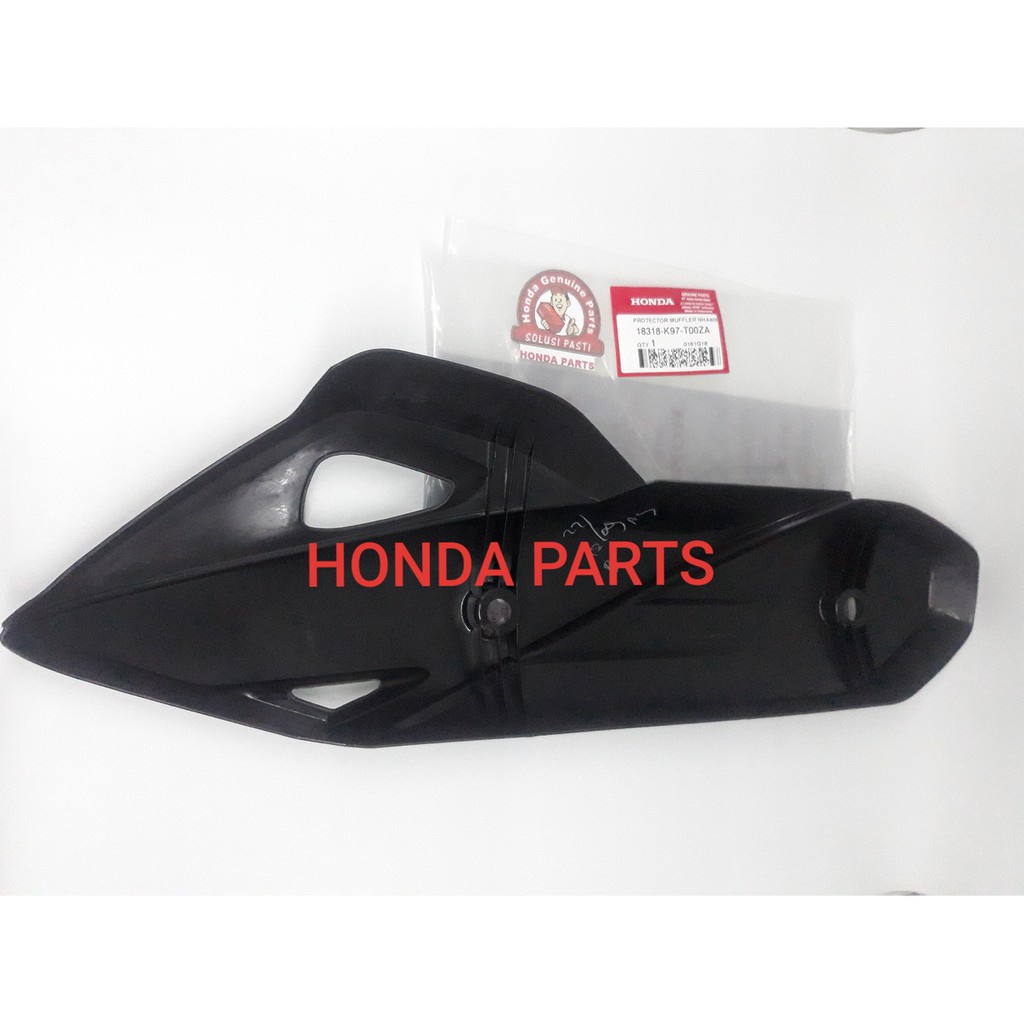 TUTUP KNALPOT PROTECTOR MUFFLER NEW PCX LOKAL 18318-K97-T00ZA ORIGINAL AHM