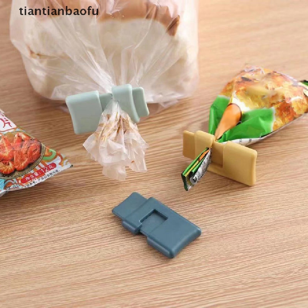 [tiantianbaofu] Klip Penyegel Makanan Preservation Bag Clip Snack Penyimpanan Makanan Segar Seal Bag Clips Butik