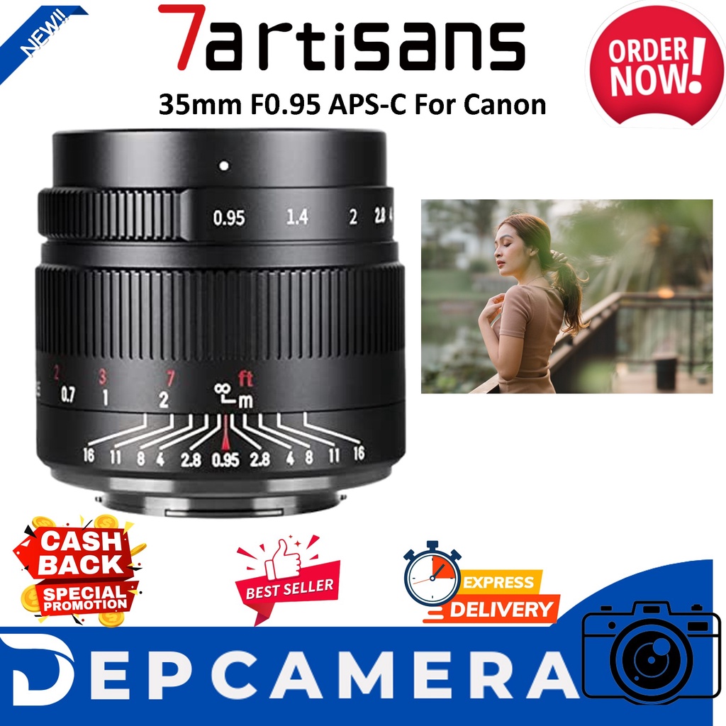 7Artisans 35mm F0.95 APS-C Lens For Canon