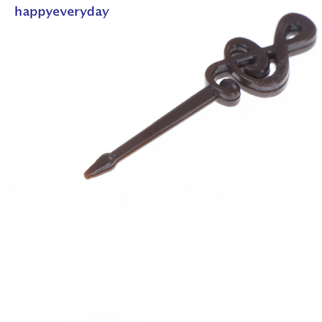 [happy] 16pcs Pick Garpu Buah Makanan Bentuk Not Musik Untuk Pesta Kue Dessert Bento Fork [ID]