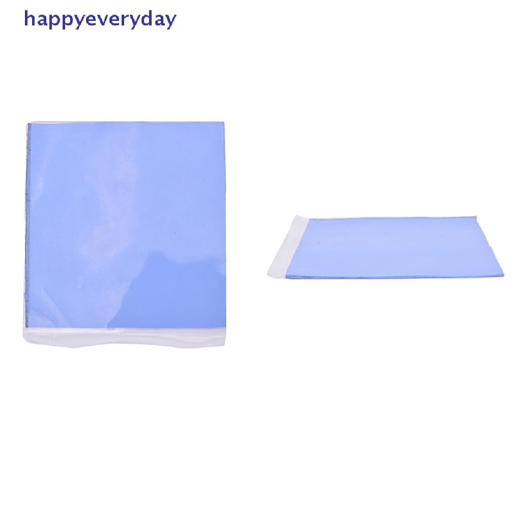 [happy] Biru GPU CPU Heatsink Pendingin Thermal Conductive Silicone Pad 100mmx100mmx1.5mm [ID]