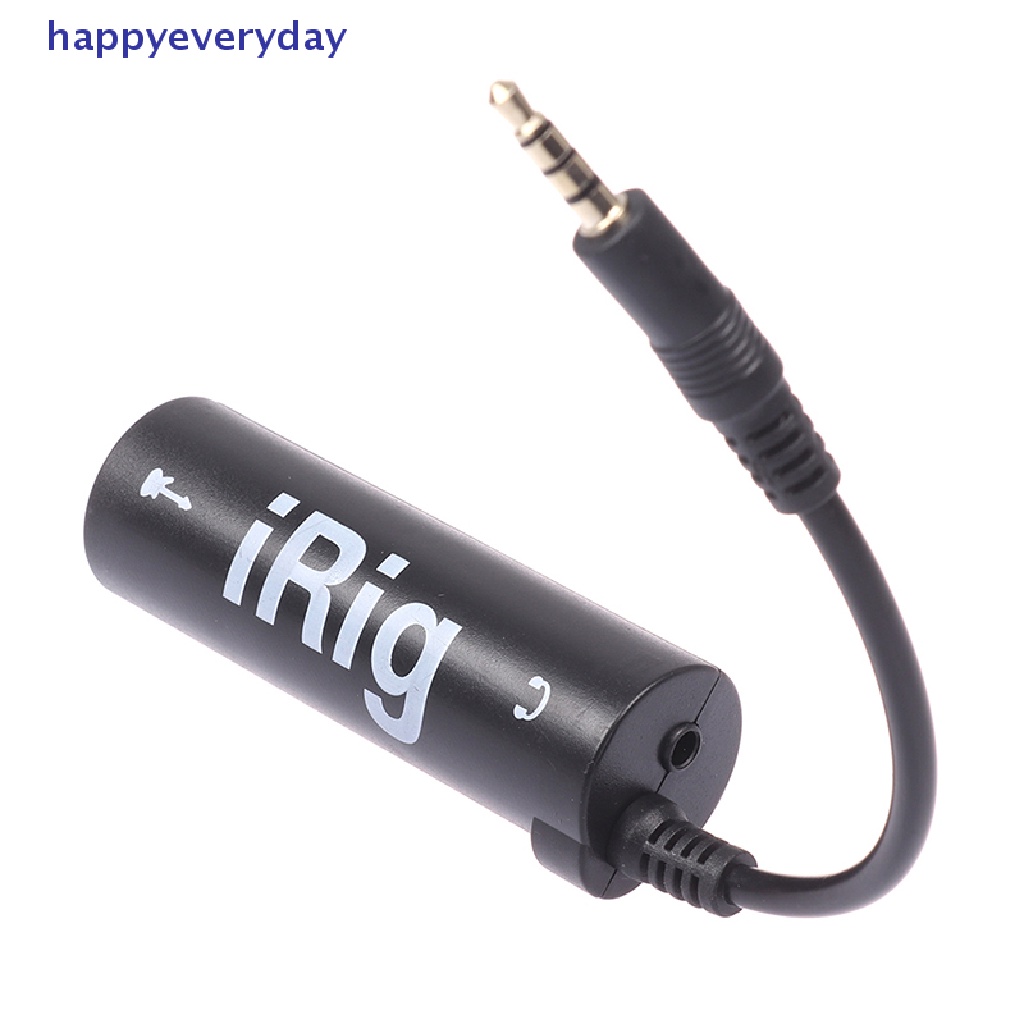 [happy] Untuk Irig Efek Gitar Ganti Gitar Dengan Telepon Konverter Antarmuka Gitar [ID]