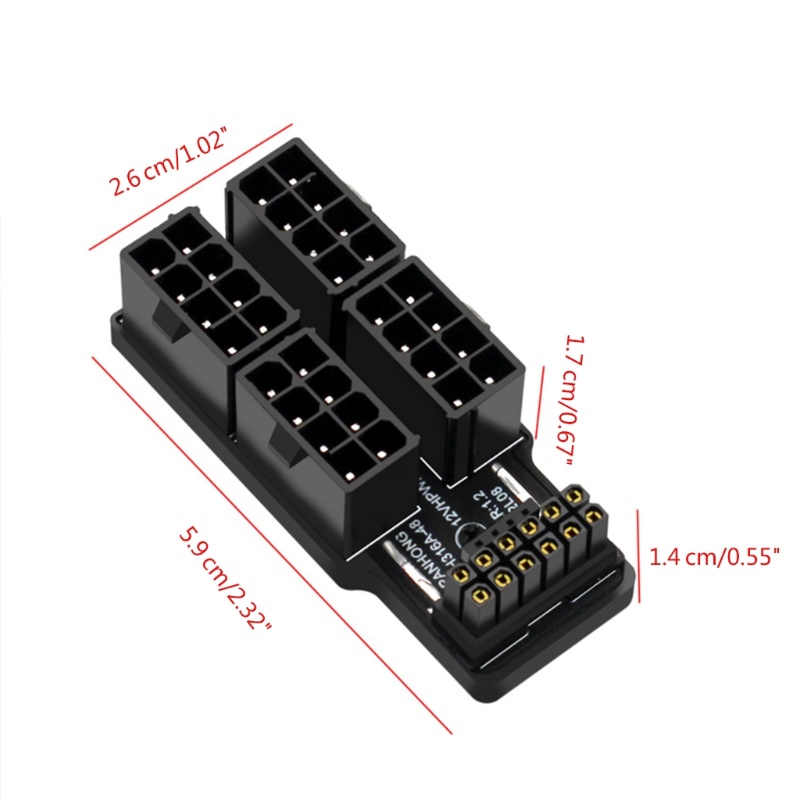 Kartu Grafis zzz 4x8Pin 40seri ATX3 012vhpwr 12+4P 600W 180derajat Adaptor Daya