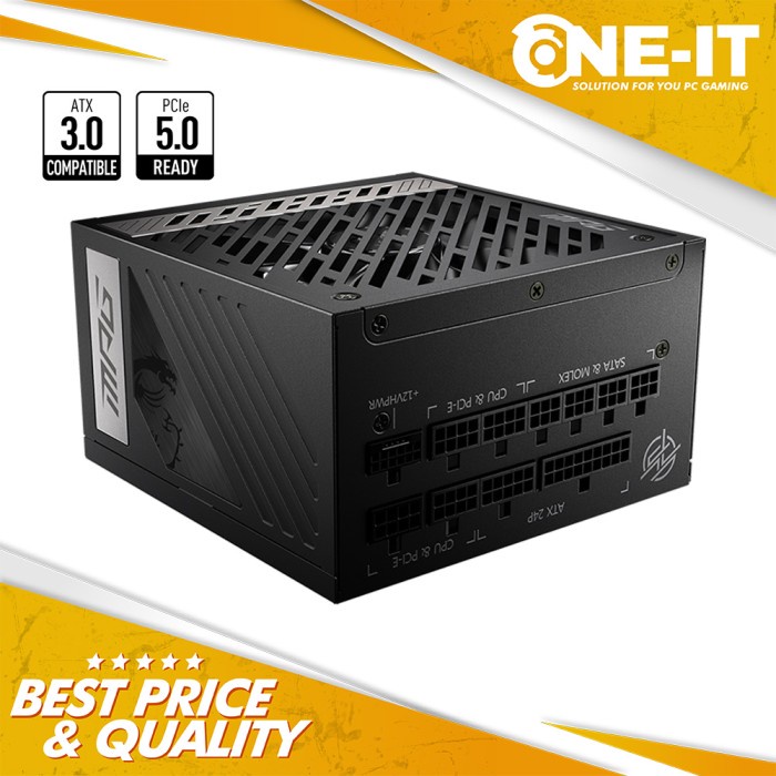 PSU MSI MPG A850G PCIE5 850W 80 PLUS Gold full modular